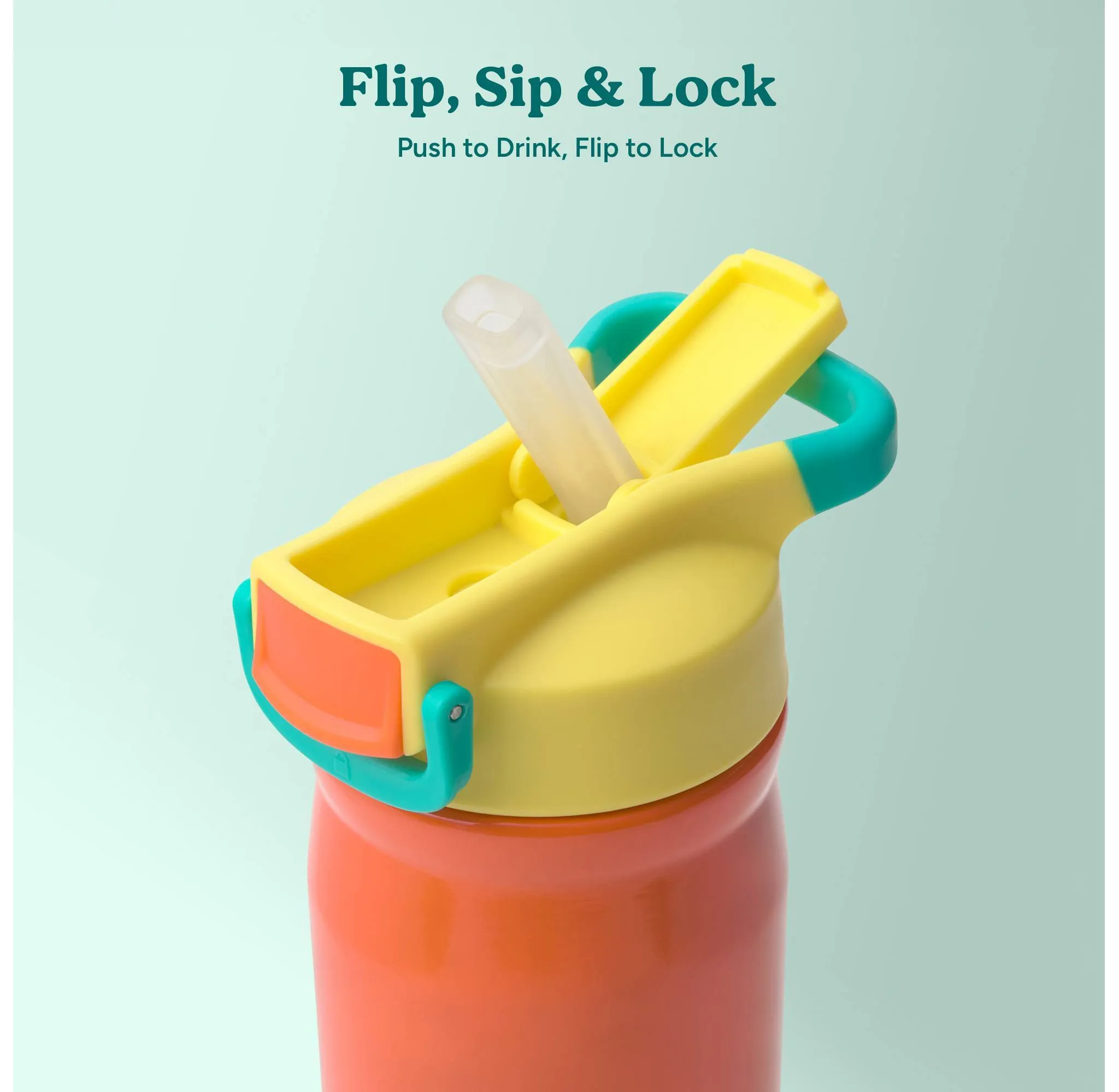 14oz Hydrate Pro Vacuum Insulated Stainless Steel Water Bottle Orange - Image 3