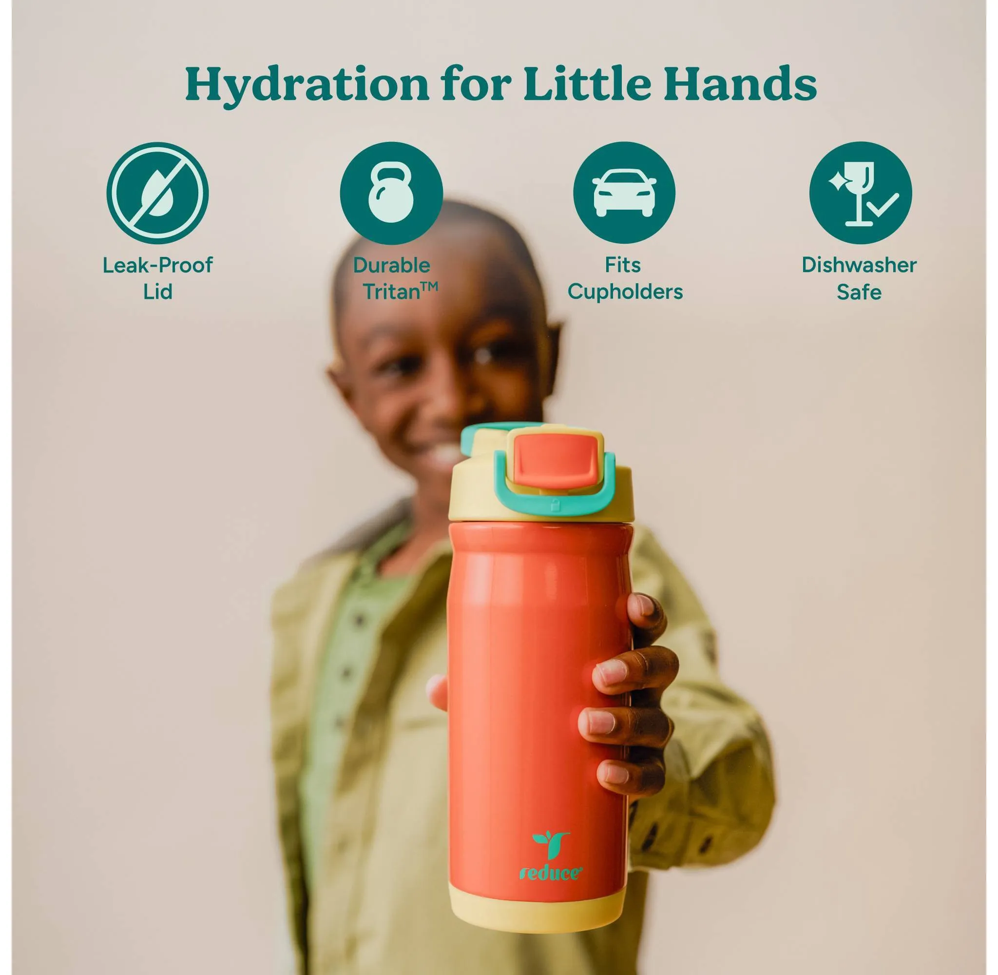 14oz Hydrate Pro Vacuum Insulated Stainless Steel Water Bottle Orange - Image 5