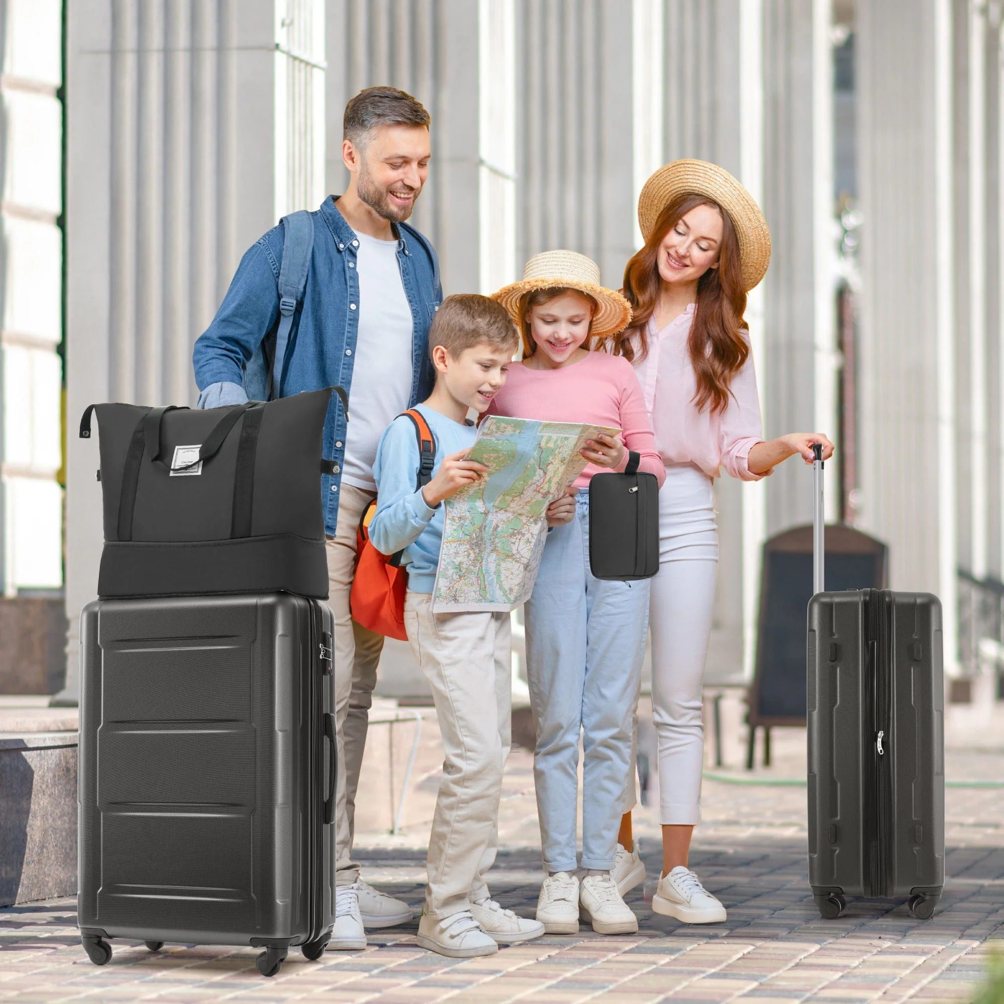 2 Piece Luggage Set With Bags Expanable Spinner Wheels ABS Lightweight Suitcase With Tsa Lock 20" / 28" - Image 17