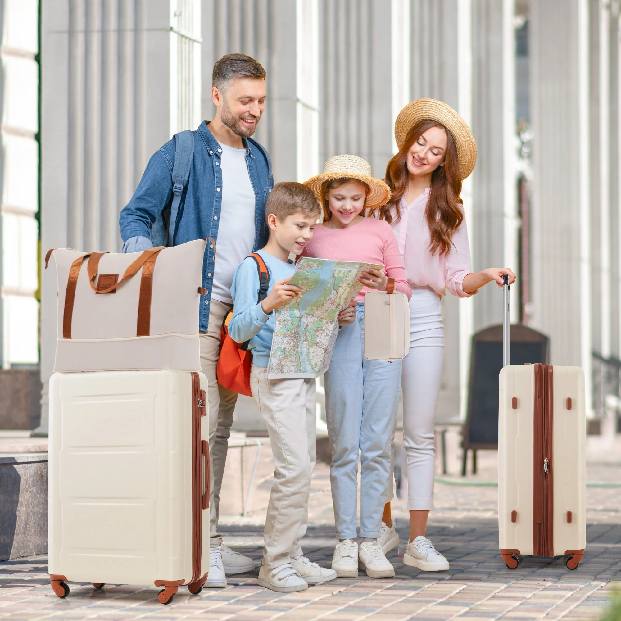 2 Piece Luggage Set With Bags Expanable Spinner Wheels ABS Lightweight Suitcase With Tsa Lock 20" / 28" - Image 18