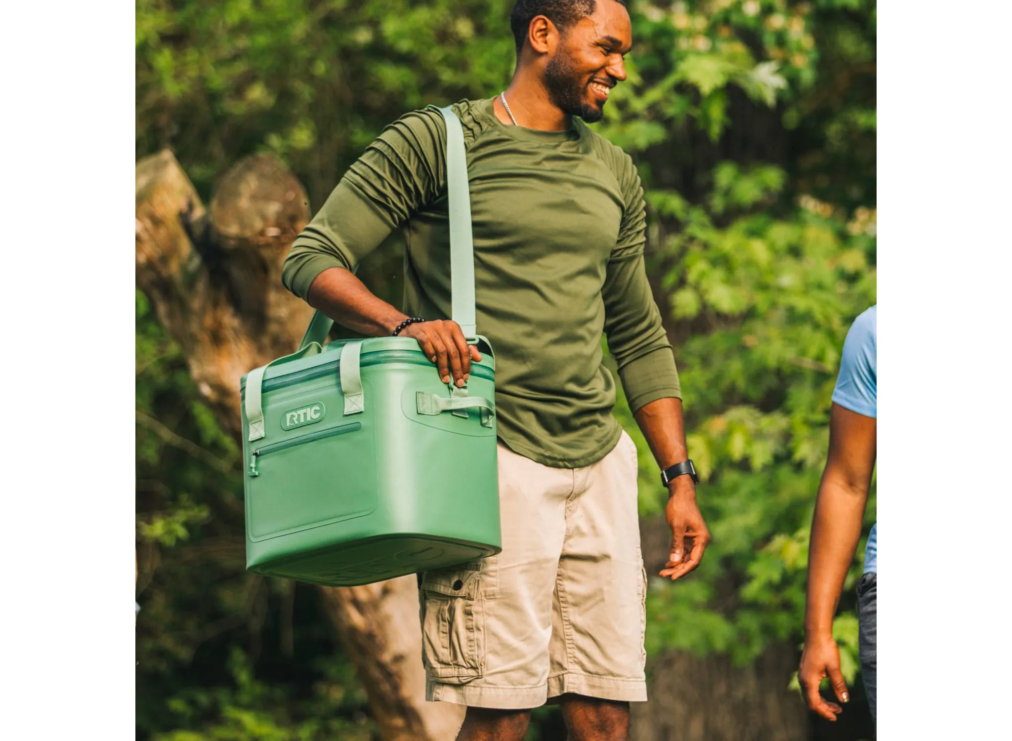 30Qt Ultra-Tough Soft Sided Cooler - Sage Green - Image 5