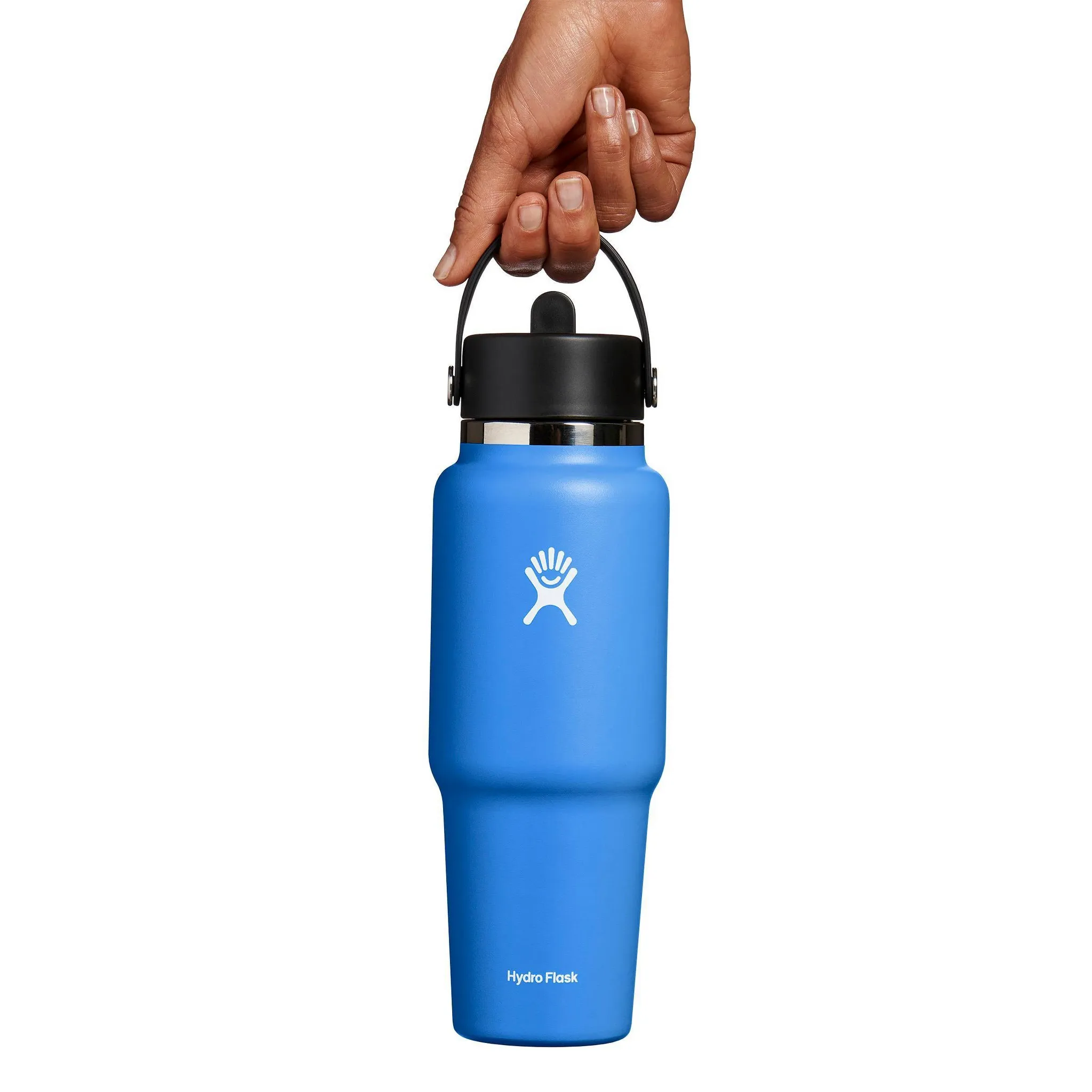 32oz Wide Mouth Flex Straw Travel Water Bottle- Cascade - Image 3