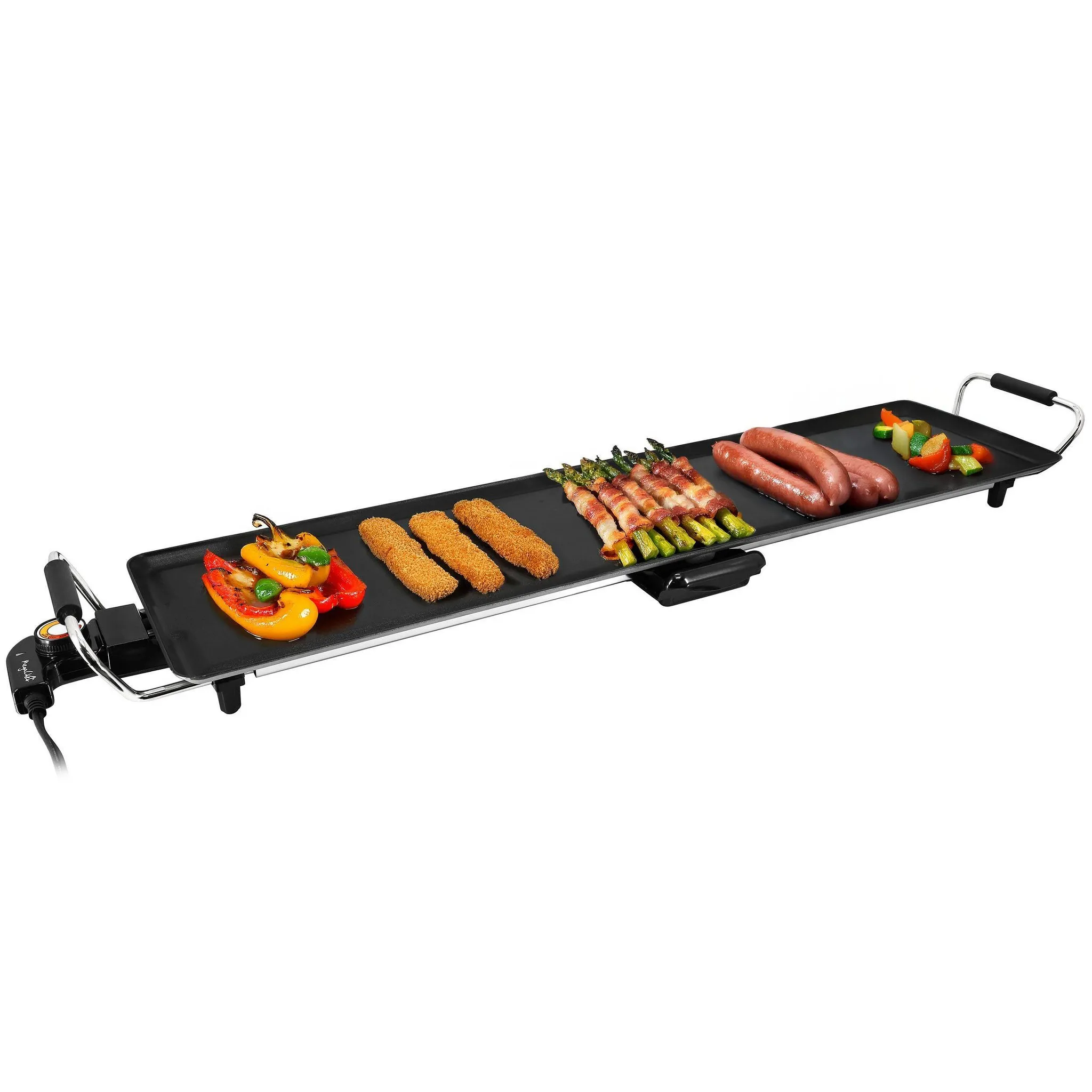 35.43" Electric Grill with Drip Tray and Non-Stick Coating - Image 3
