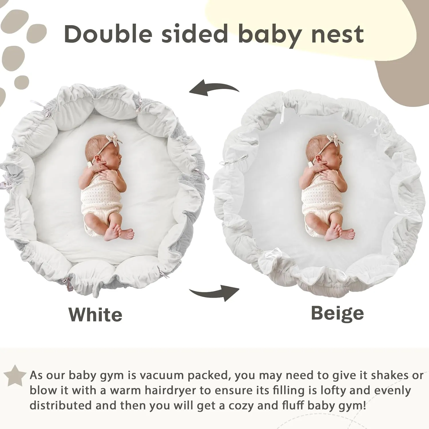 5-in-1 Thick & Plush Baby Play Gym - Image 4