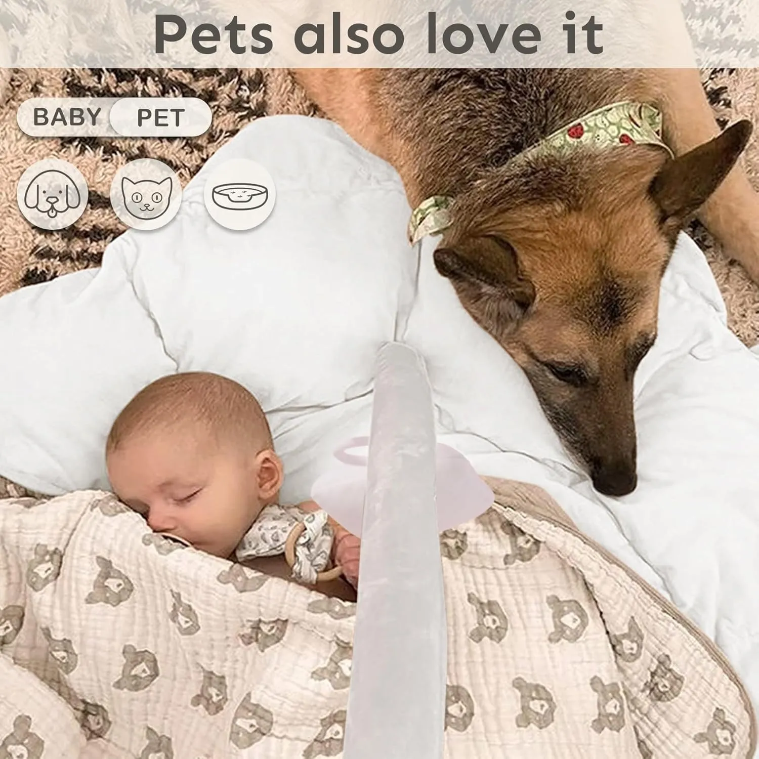 5-in-1 Thick & Plush Baby Play Gym - Image 5