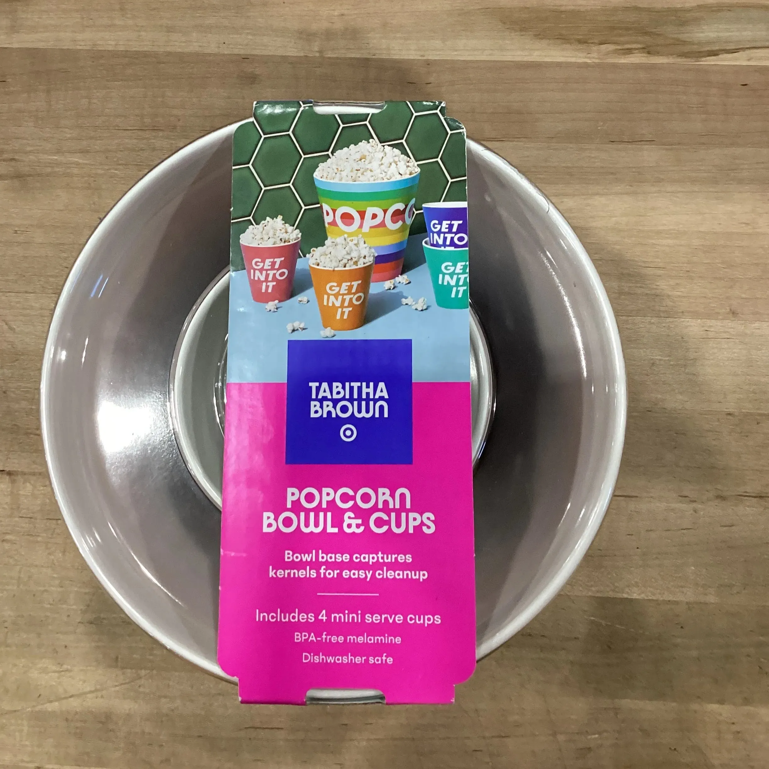 5pc Melamine Popcorn Bowl Set - Image 4