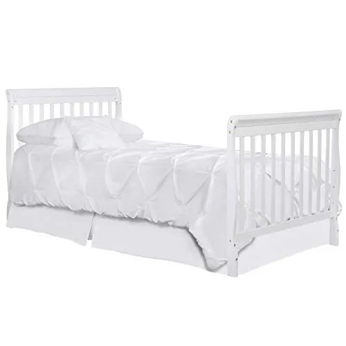 4 in 1 Convertible Mini Crib - White - Image 4