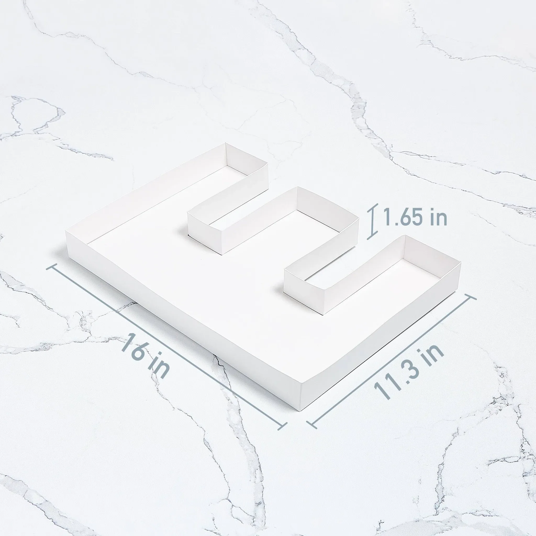 Charcuterie Board Letter Box 'E' Food Storage Container - Image 3