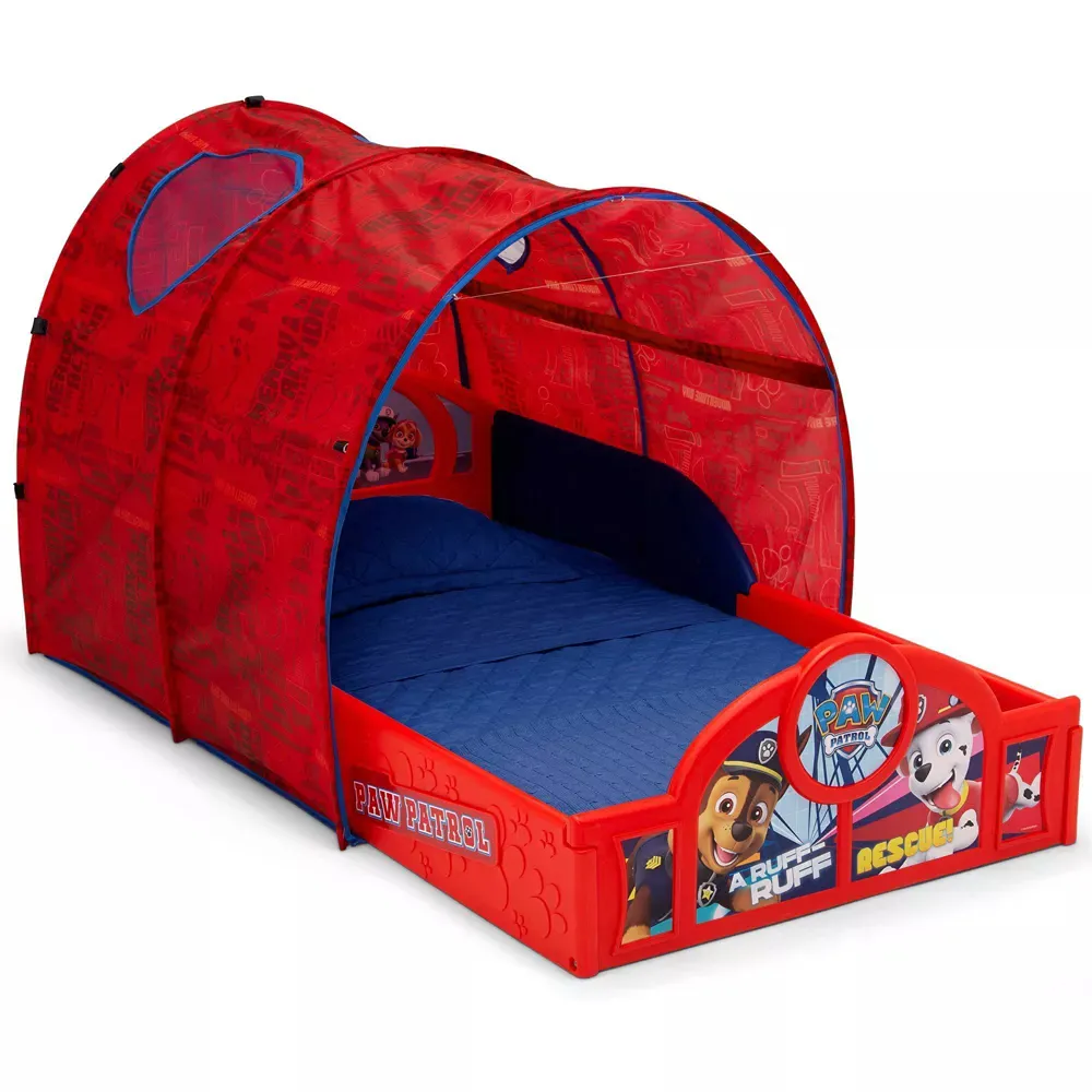 PAW Patrol Sleep and Play Toddler Bed - Red - Image 3