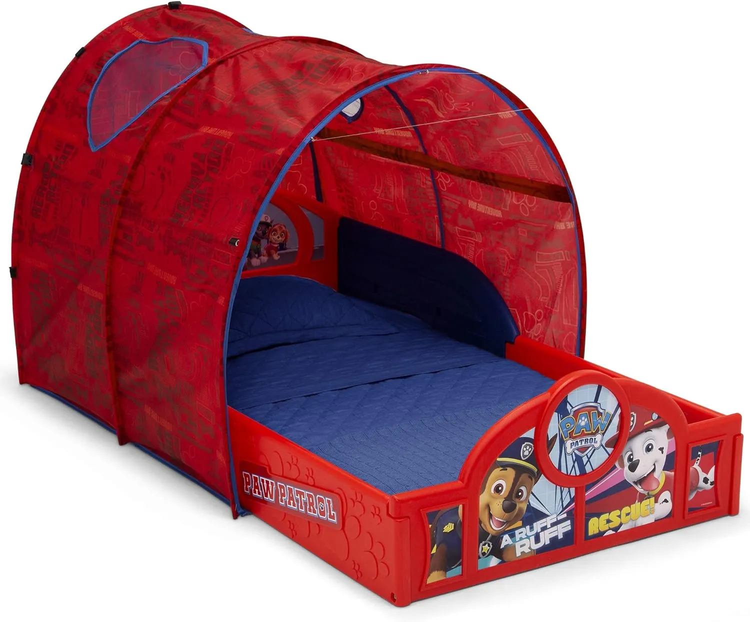 PAW Patrol Sleep and Play Toddler Bed - Red - Image 4