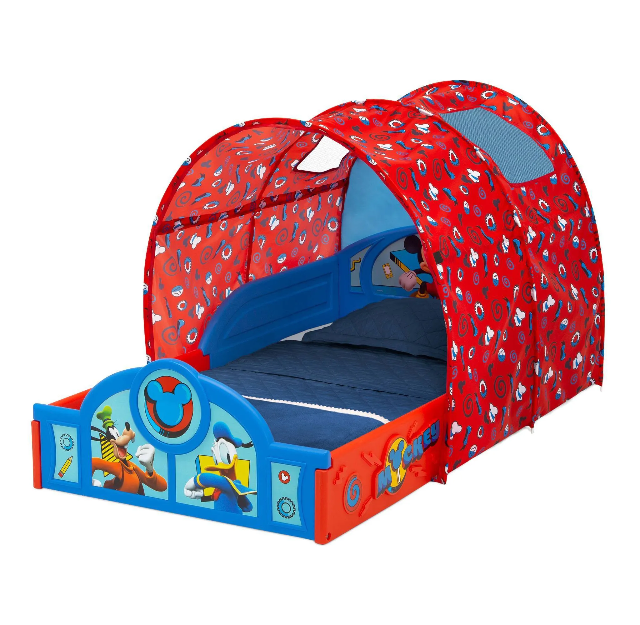 Disney Mickey Mouse Sleep and Play Toddler Bed with Tent - Image 3