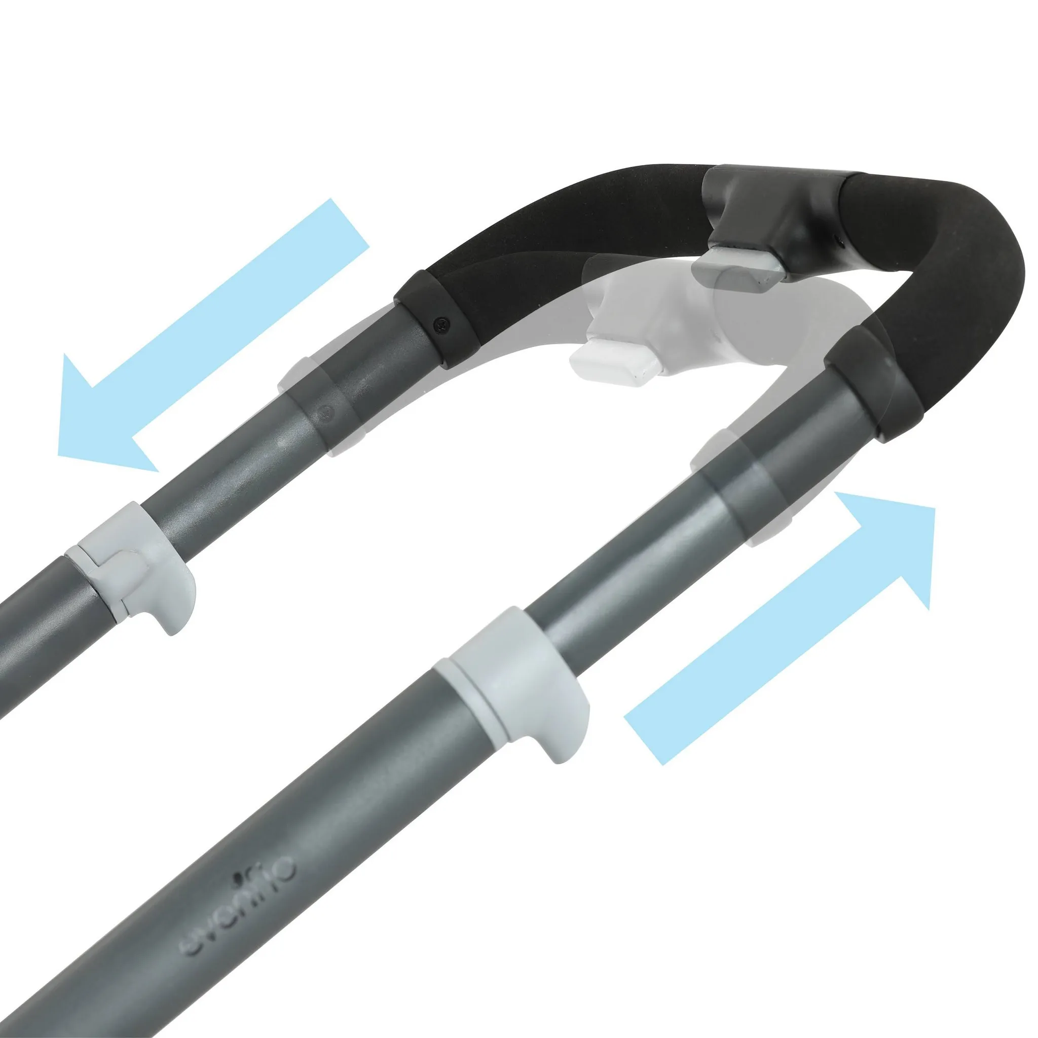 Evenflo Pivot Xpand Travel System with LiteMax Infant Car Seat - Sabino Gray - Image 5