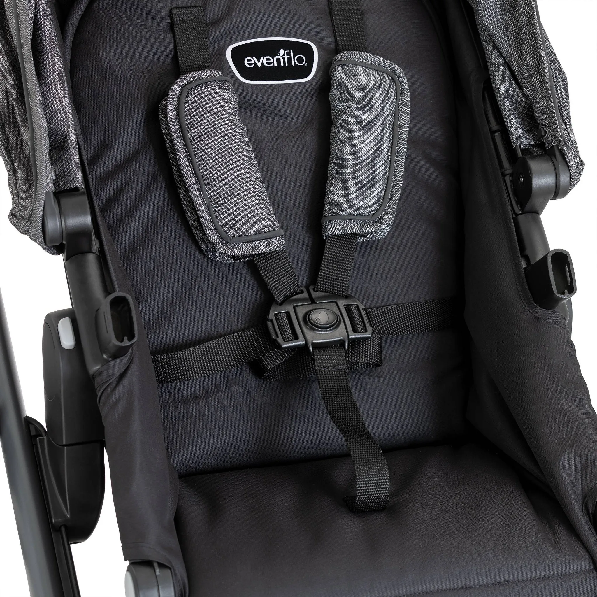 Evenflo Pivot Xpand Travel System with LiteMax Infant Car Seat - Sabino Gray - Image 7