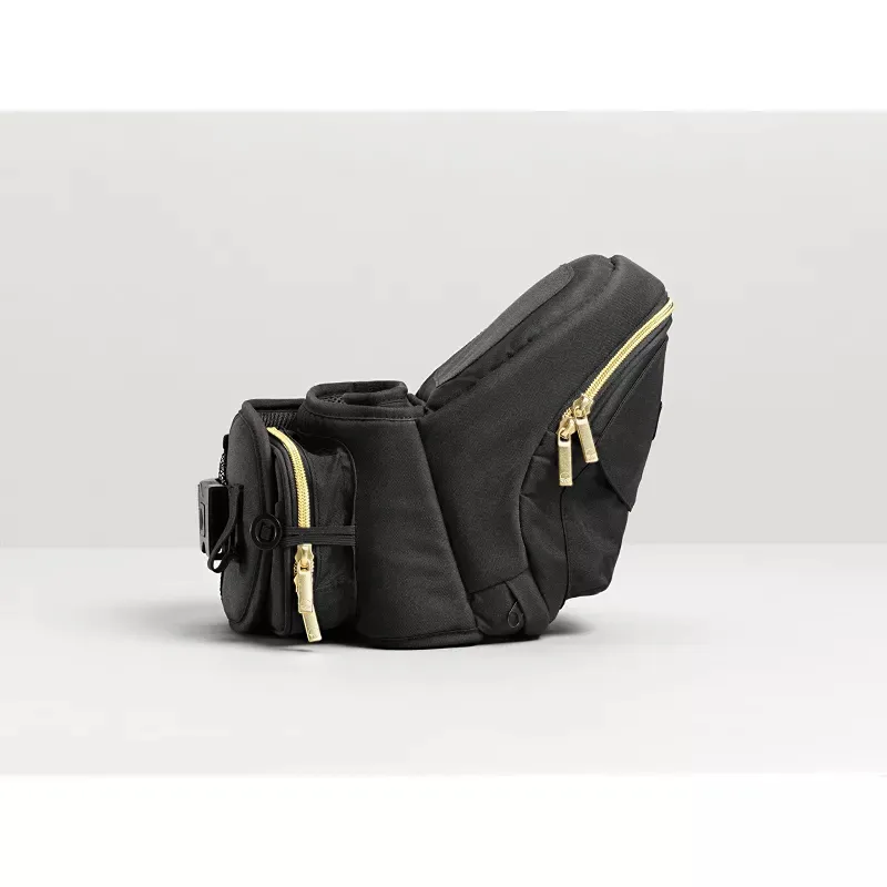 Hip Seat Baby Carrier - Black/Gold - Image 3