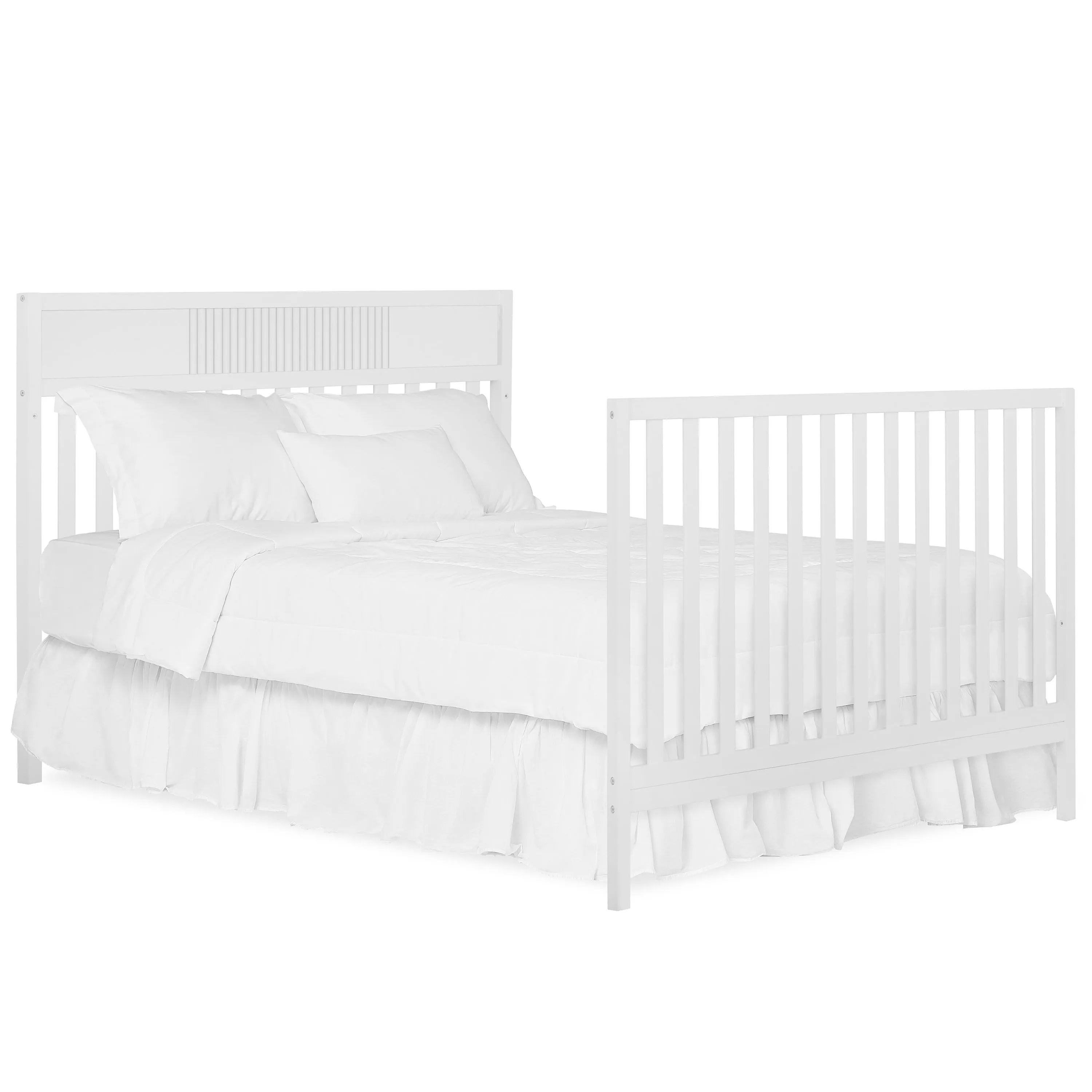 Ivy 5 In 1 Convertible Crib - White - Image 4