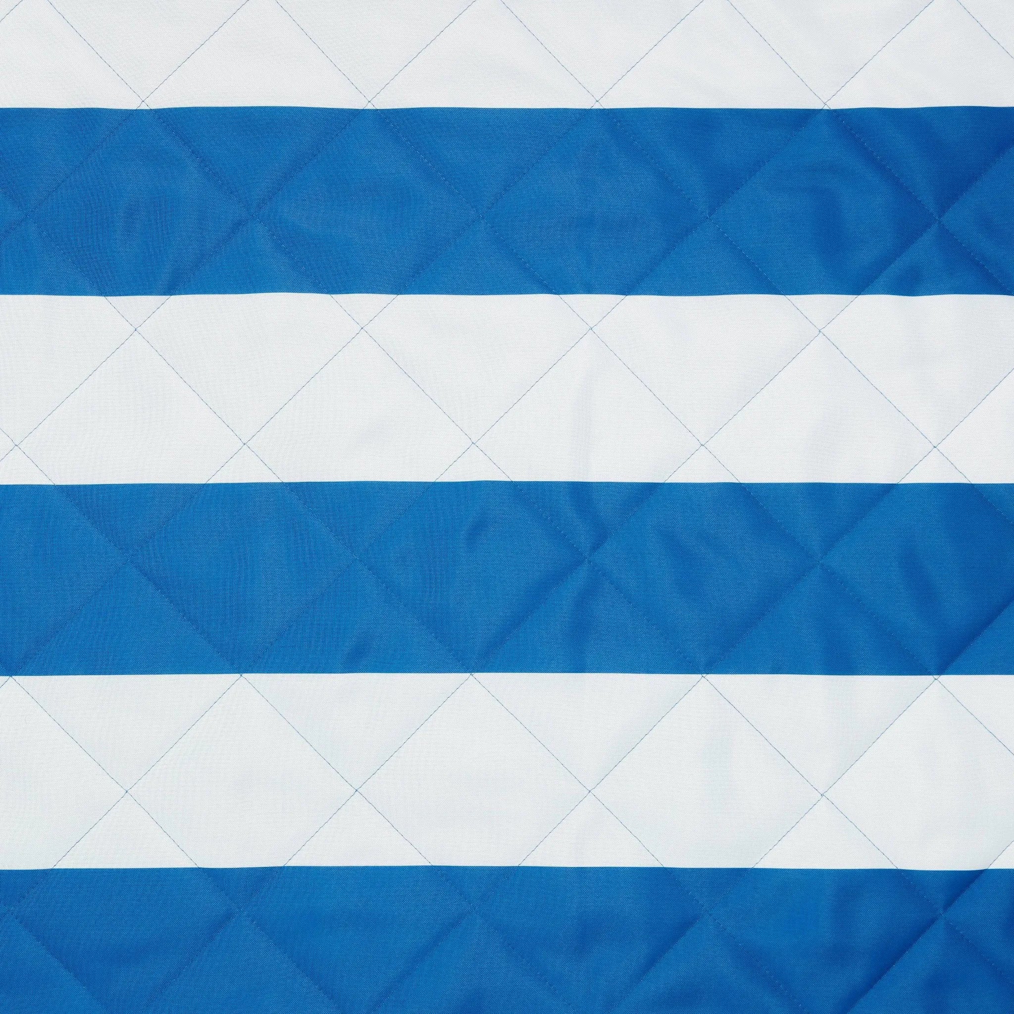 Navy Striped Picnic Blanket - Image 3