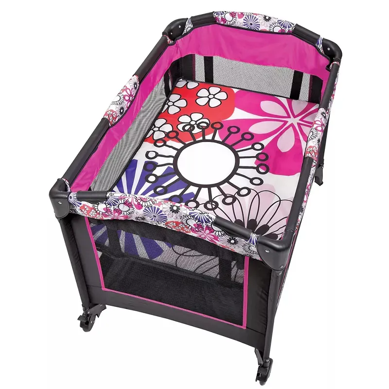 Nursery Center® Playard, Floral Garden - Image 3