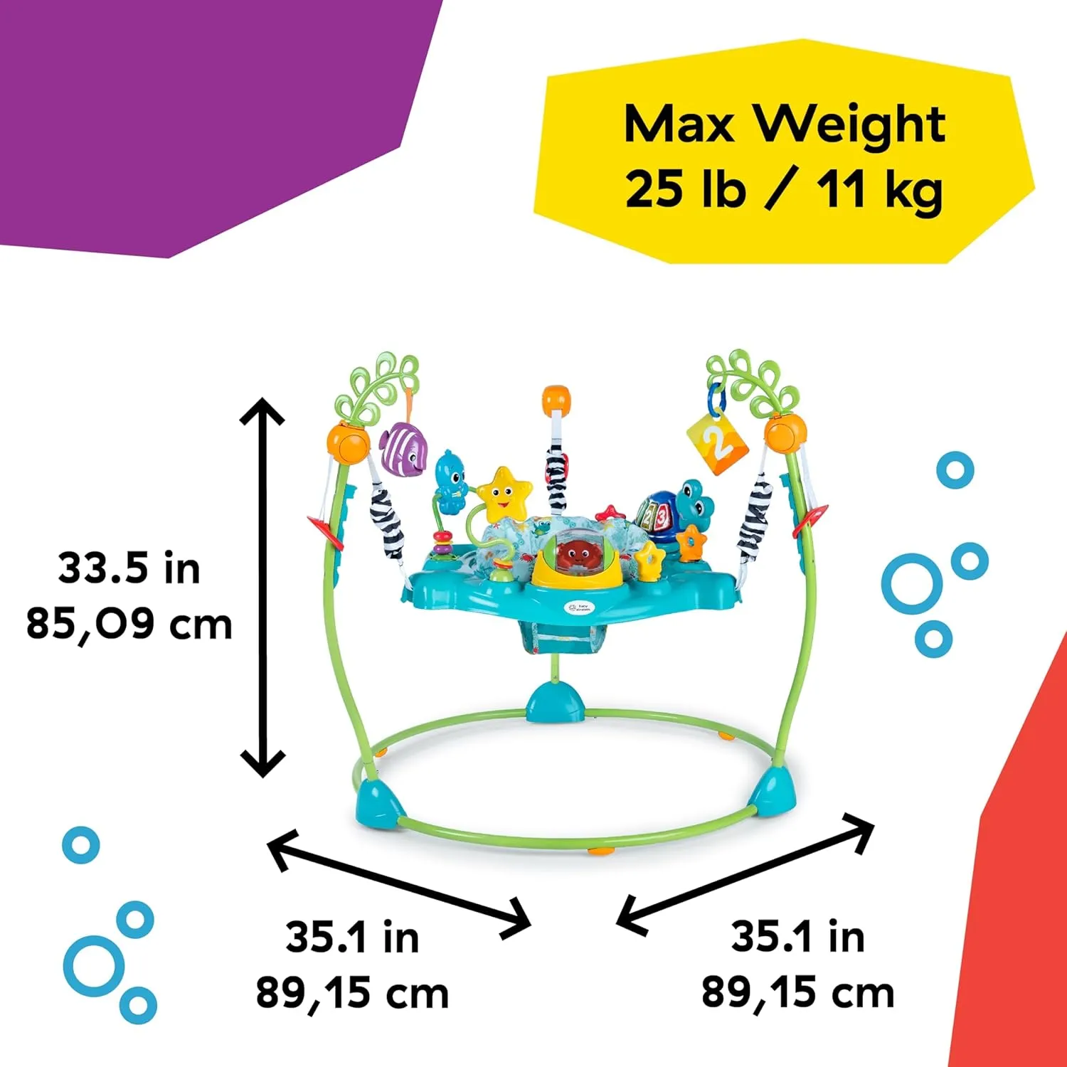 Ocean Explorers Curiosity Cove 2-in-1 Activity Jumper - Image 7
