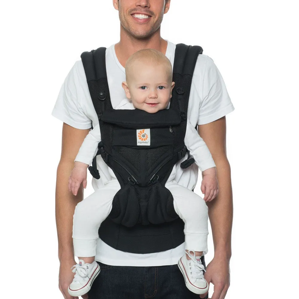 All Carry Positions Breathable Baby Carrier - Black - Image 3