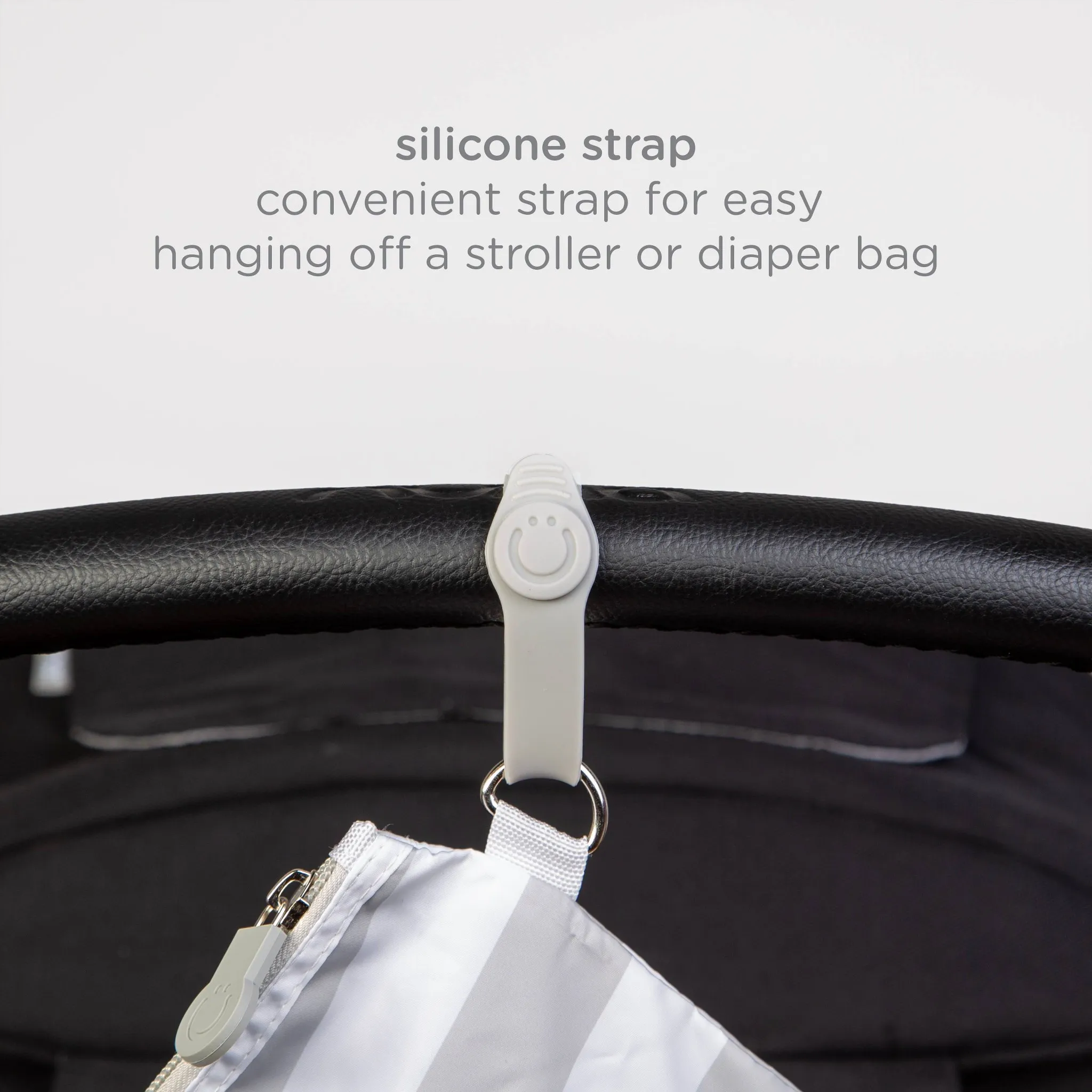 On-The-Go Changing Mat + Bag - White - Image 3