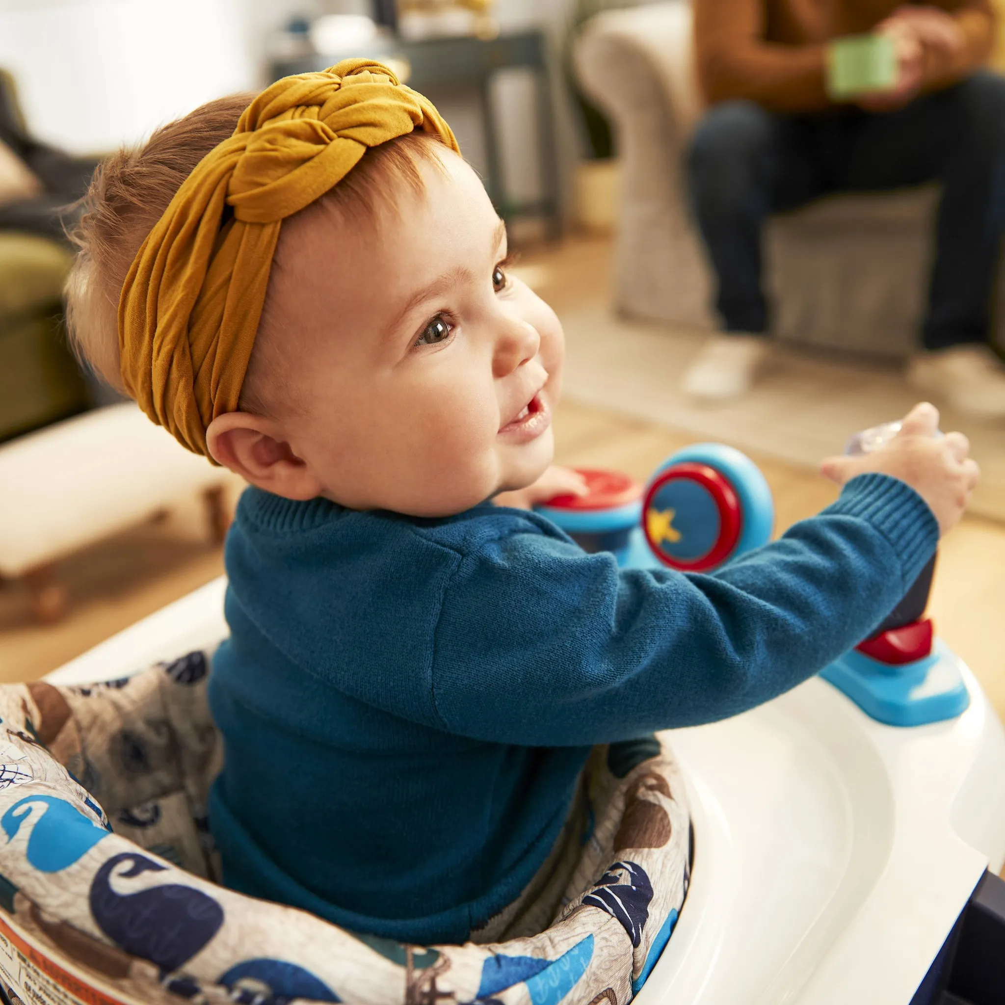 Ready Set Walk DX Developmental Baby Walker - Nantucket 2 - Image 3