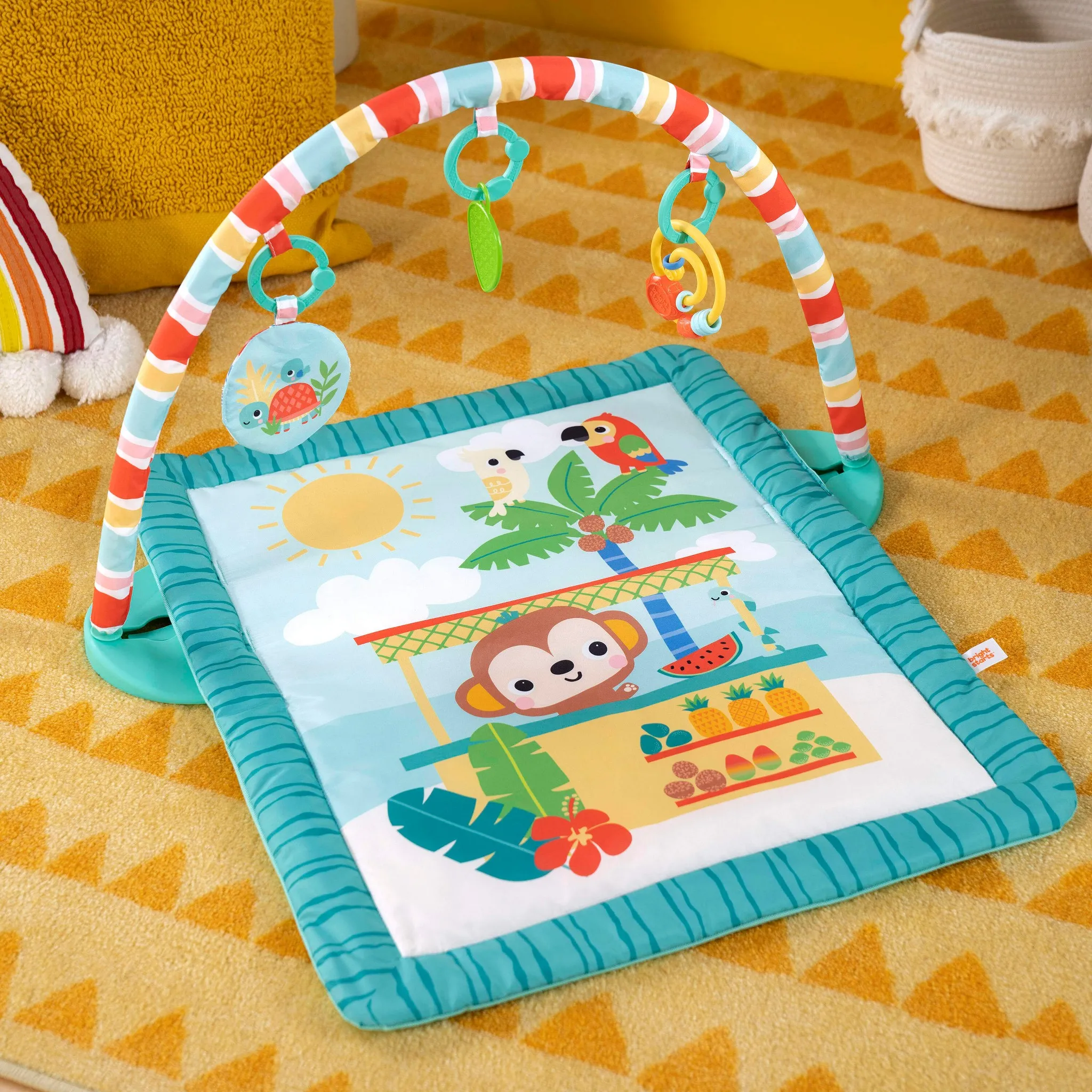 Tiki Toy Bar Baby Activity Gym & Tummy Time Mat - Newborn - 3 Years - Image 4