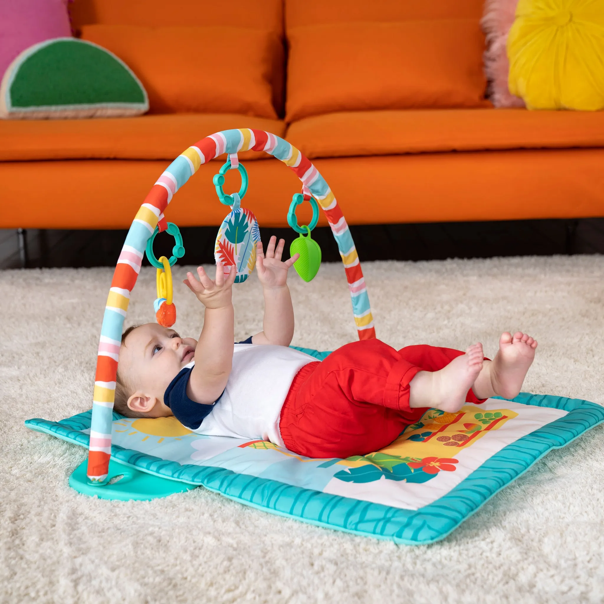 Tiki Toy Bar Baby Activity Gym & Tummy Time Mat - Newborn - 3 Years - Image 5
