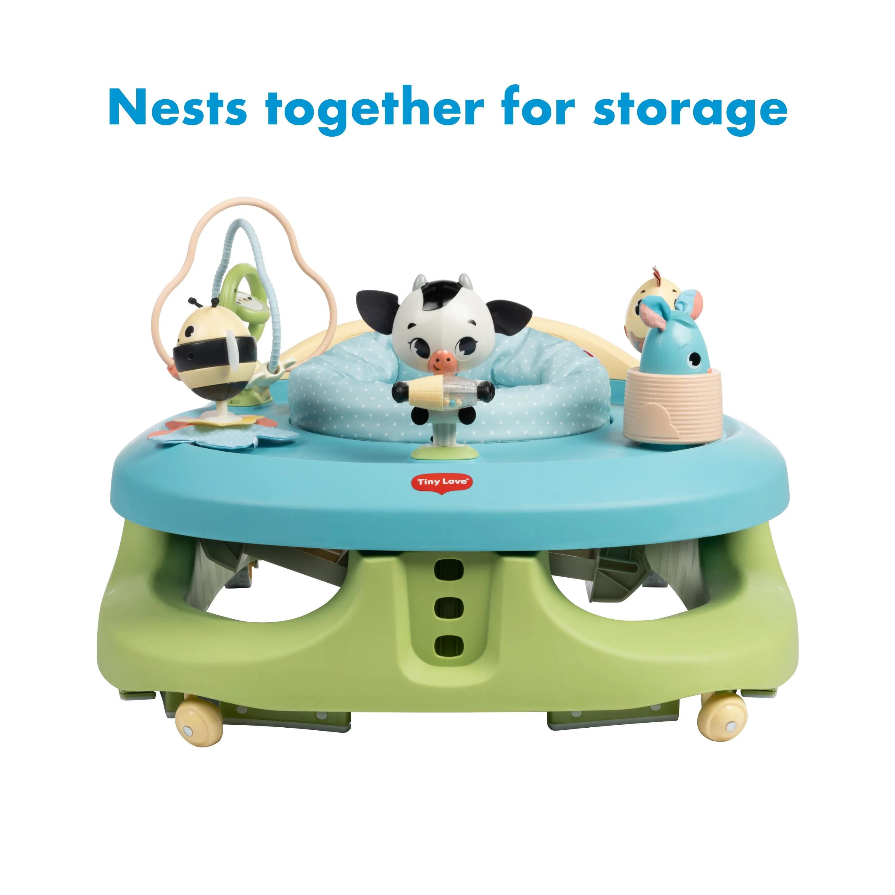 Tiny Love 4-in-1 Play and Go Mobile Activity Center - Tiny Farmland - Image 3